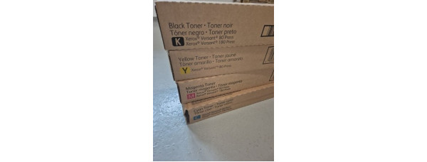 4 Toner Xerox Versant 80, 180, 280 Presses CMYK Neu OVP A-Ware Rechnung Mwst 4 Toner Xerox Versant 80, 180, 280 Presses CMYK Neu OVP A-Ware Rechnung Mwst