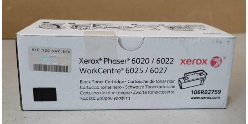 Toner Xerox 106R02759 Schwarz CT202275 Neu OVP Original WorkCentre 6020 Rg MwSt Toner Xerox 106R02759 Schwarz CT202275 Neu OVP Original WorkCentre 6020 Rg MwSt