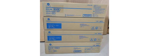 4 Developing Unit DV313C DV313M DV313Y DV313K Neu OVP A-Ware Original C258  