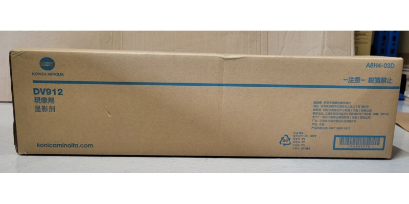 Entwickler DV912 Konica Minolta A8H4-03D Neu OVP A-Ware Original bizhub 758  