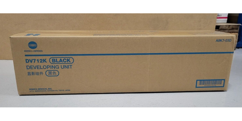 Developing Unit Konica Minolta DV-712K Schwarz Neu OVP A-Ware Original C659 MwSt 