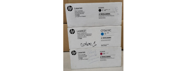 3 Toner CF360XC CF361XC CF363XC Neu OVP B-Ware Original HP Laserjet M552 . 