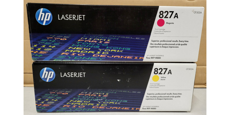 2 Toner HP 827A CF302A CF303A Neu OVP A-Ware Original HP LJ MFP 880 . 