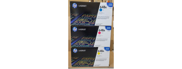 3 Toner HP 648A CE261A CE263A CE262A Neu OVP A-Ware Original LJ CP4025  