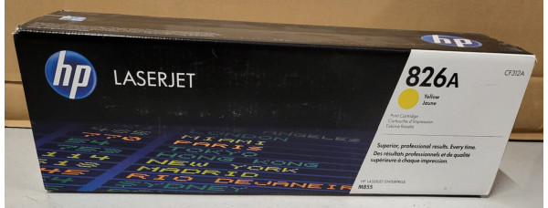 Toner HP 826A Gelb CF312A Neu OVP A-Ware Original HP LJ M855  . 