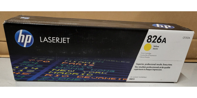 Toner HP 826A Gelb CF312A Neu OVP A-Ware Original HP LJ M855  . 