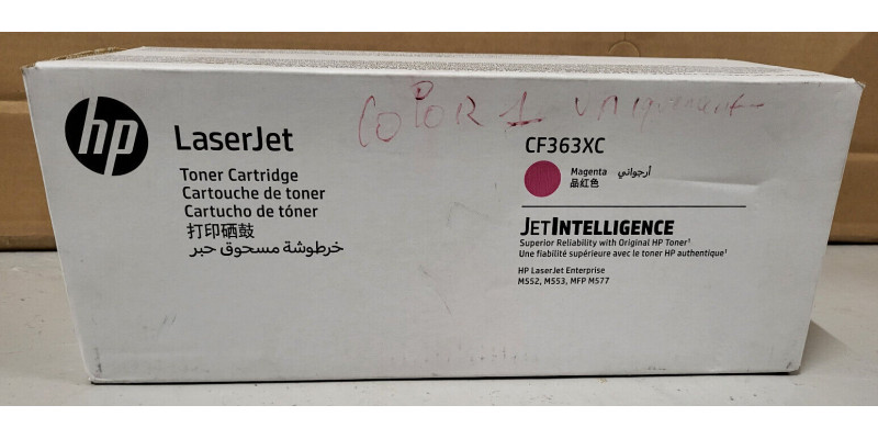 Toner HP CF363XC 508X Magenta Neu OVP B-Ware Original HP LJ M552, M553 . 