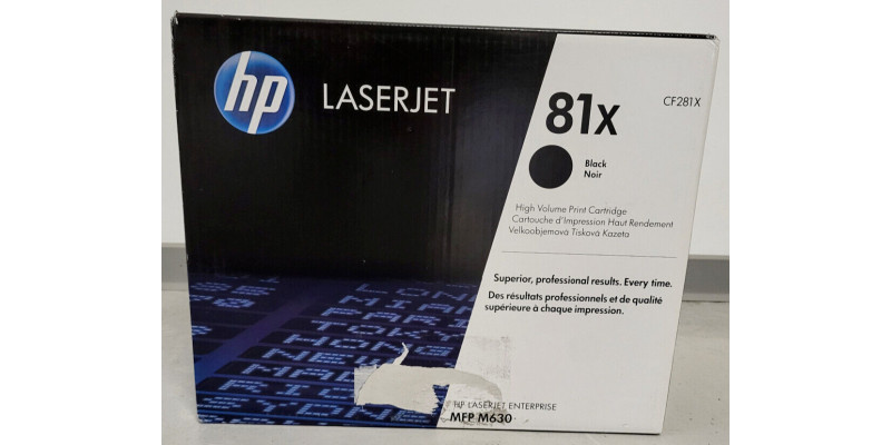 Toner HP 81X Schwarz CF281X Neu OVP B-Ware Original HP LJ MFP M630 . 