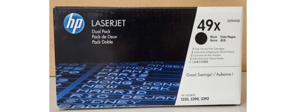 Toner HP 49X Schwarz Q5949XD Neu OVP A-Ware Original HP LaserJet 1320 . 