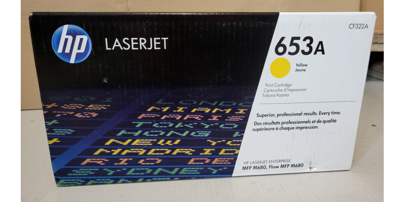 Toner HP 653A Gelb CF322A Neu OVP A-Ware Original HP LaserJet MFP M860  