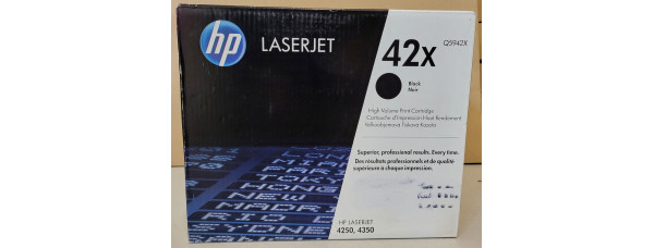 Toner HP 42X Schwarz Q5942X Neu OVP B-Ware Original HP LaserJet 4250 . 