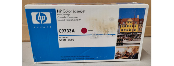 Toner HP C9733A Magenta Neu OVP Original HP LaserJet 5500 5550  . 