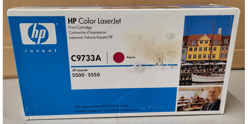 Toner HP C9733A Magenta Neu OVP Original HP LaserJet 5500 5550  . 