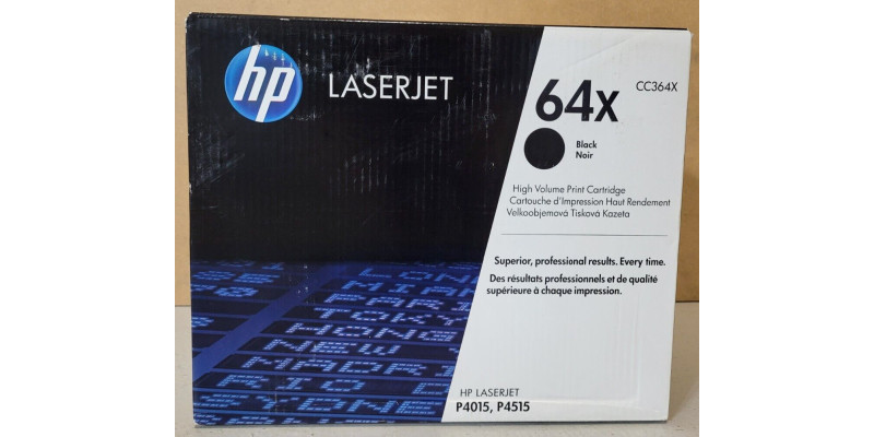 Toner HP 64X Schwarz CC364X Neu OVP A-Ware Original HP LJ P4015  . 