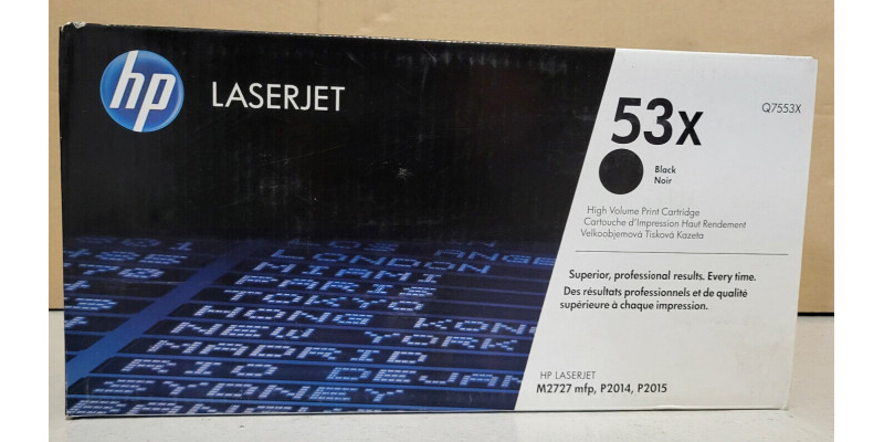 Toner HP 53X Schwarz Q7553X Neu OVP Original LaserJet M2727 mfp . 