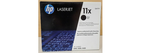 Toner HP 11X Schwarz Q6511X Neu OVP A-Ware Original HP LJ 2410, 2420 . 