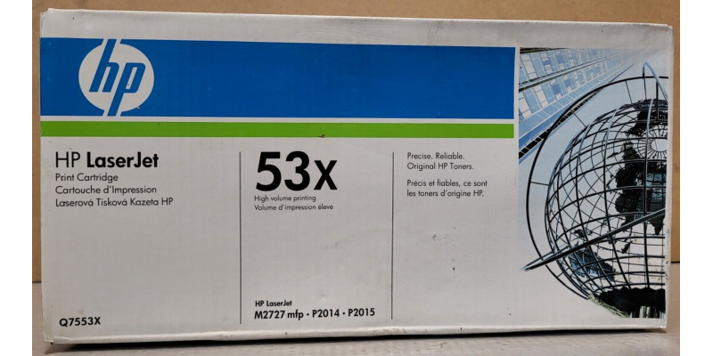 Toner HP 53X Schwarz Q7553X Neu OVP A-Ware Original HP Laserjet M2727mfp  