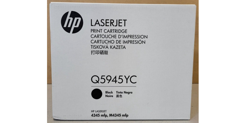 Toner HP Q5945YC Schwarz Neu OVP A-Ware Original HP LaserJet 4345 M4345 . 