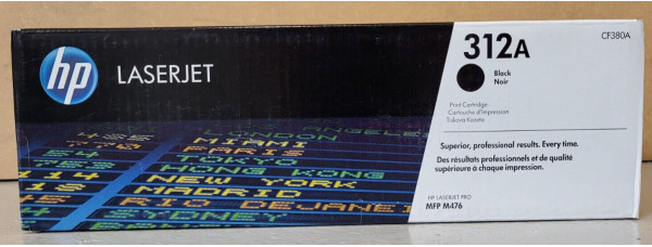 Toner HP 312A Schwarz CF380A Neu OVP A-Ware Original HP LJ Pro MFP M476 . 