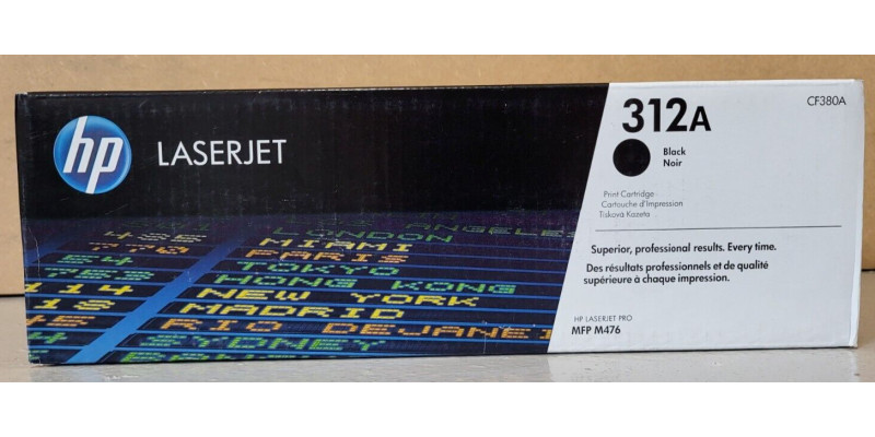 Toner HP 312A Schwarz CF380A Neu OVP A-Ware Original HP LJ Pro MFP M476 . 