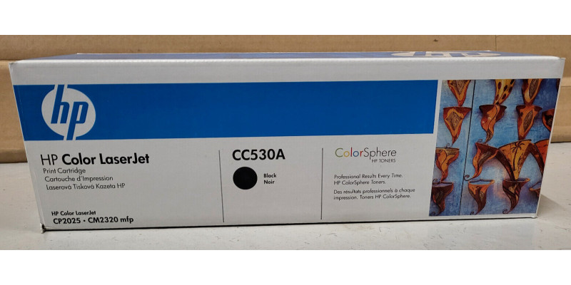 Toner HP 304A Schwarz CC530A Neu OVP A-Ware Original HP LJ CM2320fxi . 