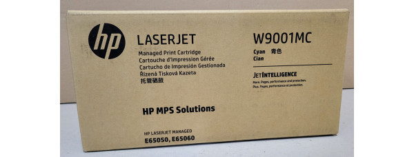 Toner HP W9001MC Cyan Neu OVP A-Ware Original HP LJ E65050, E65060   