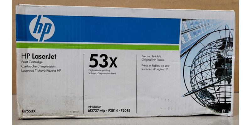 Toner HP 53X Schwarz Q7553X Neu OVP Original HP Laserjet M2727mfp   