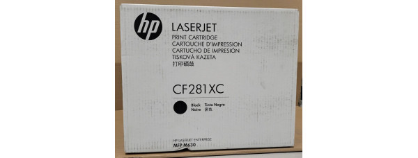 Toner HP 81X Schwarz CF281XC Neu OVP B-Ware Original HP LJ MFP M630 . 
