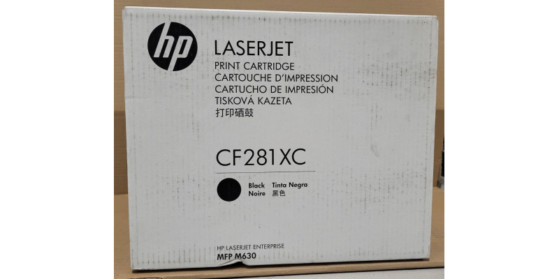 Toner HP 81X Schwarz CF281XC Neu OVP B-Ware Original HP LJ MFP M630 . 