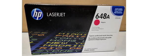 Toner HP 648A Magenta CE263A Neu OVP Original HP LJ CP4025 CP4525 . 