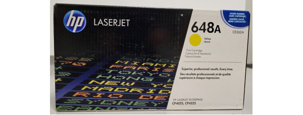 Toner HP 648A Gelb CE262A Neu OVP Original HP LaserJet CP4025 . 