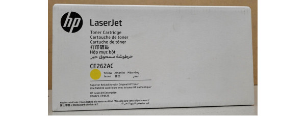 Toner HP CE262AC Gelb Neu OVP A-Ware Original HP LJ Enterprise CP4025 . 