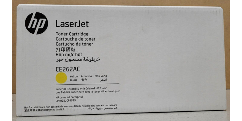 Toner HP CE262AC Gelb Neu OVP A-Ware Original HP LJ Enterprise CP4025 . 