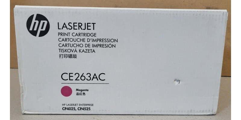 Toner HP CE263AC Magenta Neu OVP A-Ware Original HP LJ Enterprise CP4025  