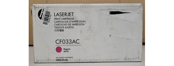 Toner HP CF033AC Magenta Neu OVP B-Ware Original HP LJ Enterprise CM4540mfp  