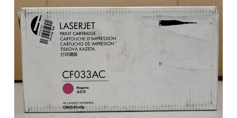 Toner HP CF033AC Magenta Neu OVP B-Ware Original HP LJ Enterprise CM4540mfp  