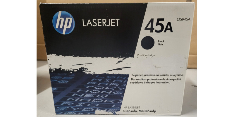 Toner HP 45A Schwarz Q5945A Neu OVP B-Ware Original HP LaserJet 4345mfp . 