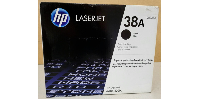 Toner HP 38A Schwarz Q1338A Neu OVP A-Ware Original HP LJ 4200, 4200L  