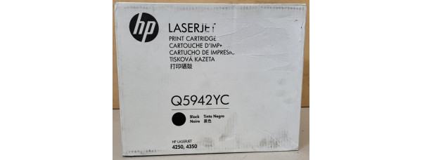 Toner HP Q5942YC Schwarz Original Neu OVP B-Ware HP LaserJet 4250, 4350 . 