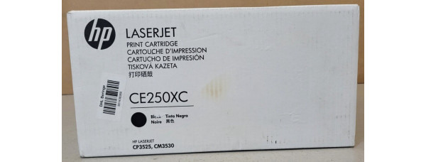 Toner HP CE250XC Schwarz Neu OVP B-Ware Original HP LaserJet CP3525 . 