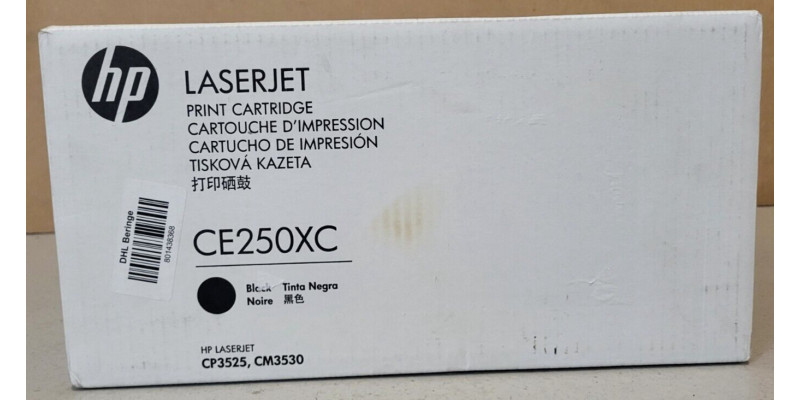 Toner HP CE250XC Schwarz Neu OVP B-Ware Original HP LaserJet CP3525 . 