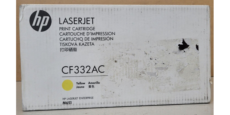 Toner HP CF332AC Gelb Neu OVP B-Ware Original HP LJ Enterprise M651 . 