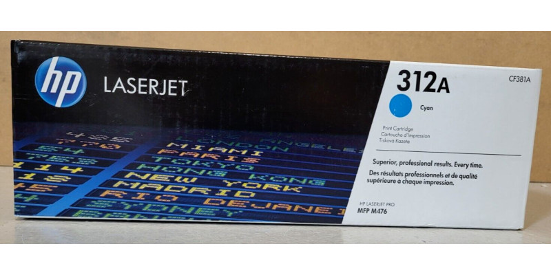 Toner HP 312A Cyan CF381A Neu OVP A-Ware HP LaserJet Pro MFP M476  . 
