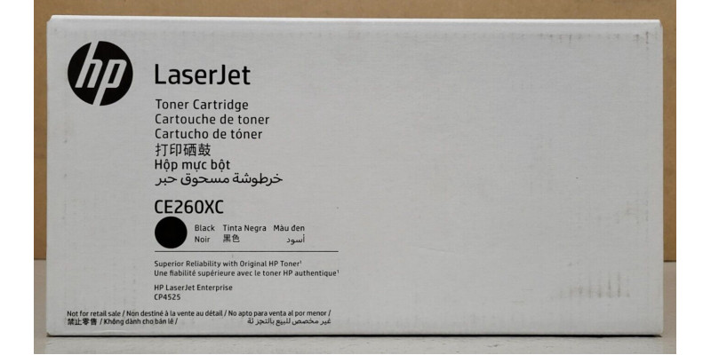 Toner HP CE260XC Schwarz Neu OVP A-Ware Original HP LJ Enterprise CP4525  