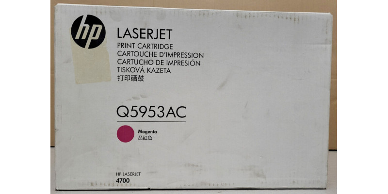 Toner HP 643A Magenta Q5953AC Neu OVP Original HP LJ 4700  . 