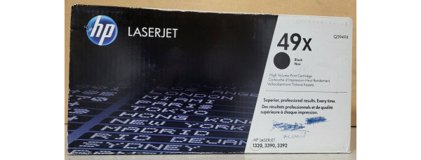 Toner HP 49X Schwarz Q5949X Neu OVP Original HP LaserJet 1320 . 