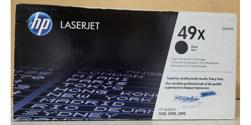 Toner HP 49X Schwarz Q5949X Neu OVP Original HP LaserJet 1320 . 