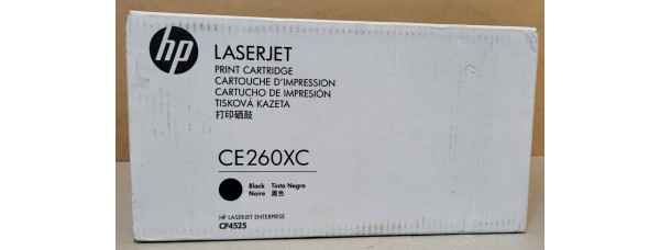 Toner HP CE260XC Schwarz Neu OVP B-Ware Original HP LJ Enterprise CP4525  
