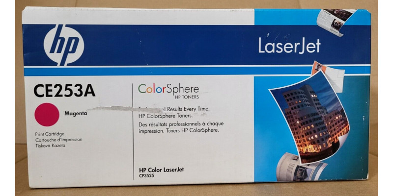 Toner HP CE253A Magenta Neu OVP Original HP Color LaserJet CP3525  . 