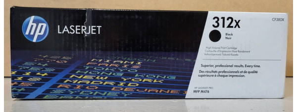 Toner HP 312X Schwarz CF380X Neu OVP B-Ware Original HP LJ Pro MFP M476 . 